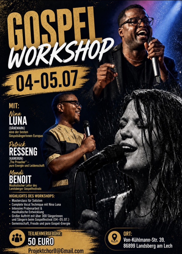Flyer Gospelworkshop