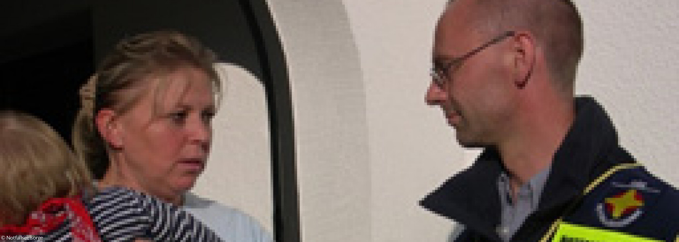 Notfallseelsorger im Gespräch