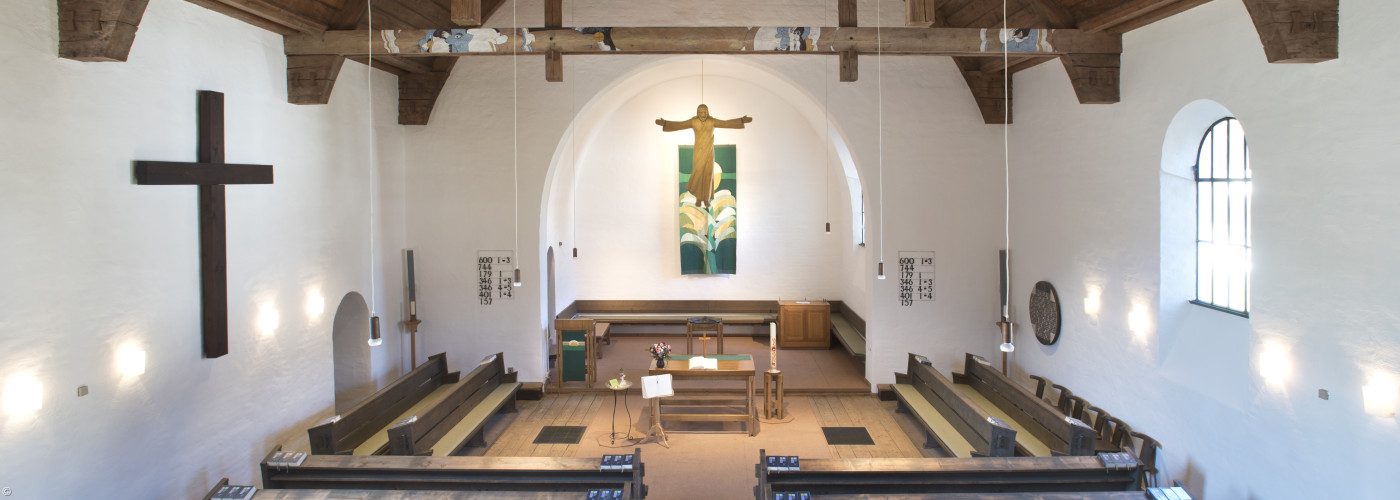 Kirchenraum der Dreifaltigkeitskirche in Mittenwald