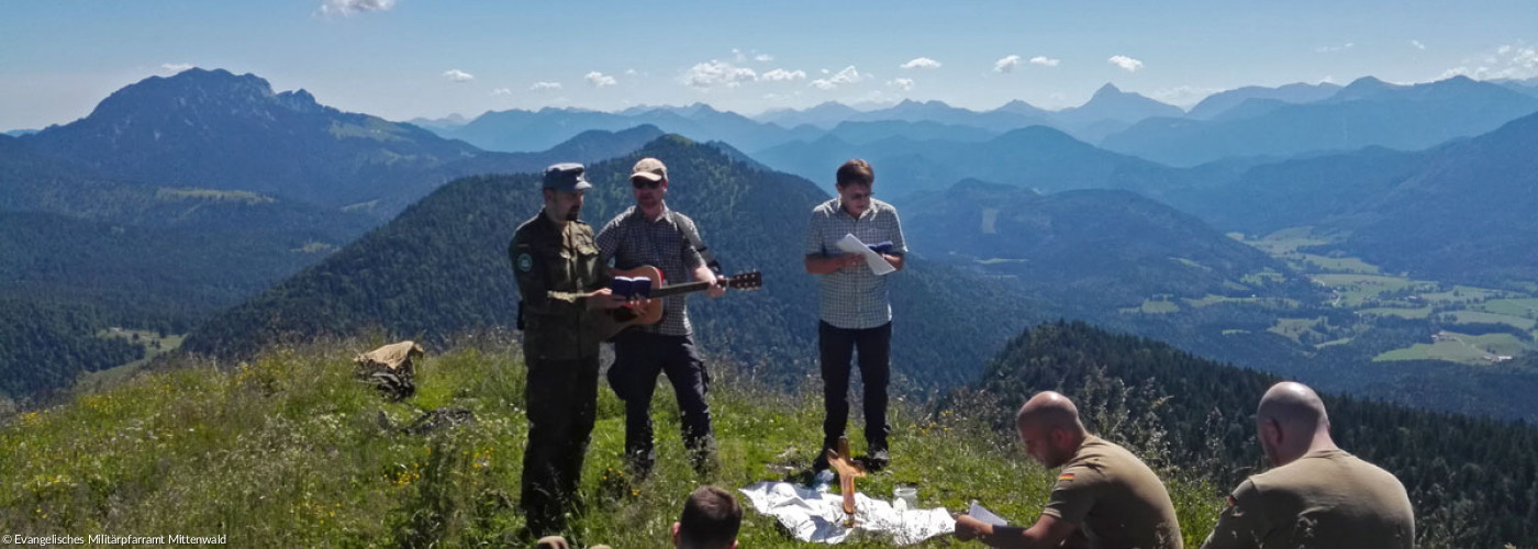Berggottesdienst mit Militärpfarrer Markus Linde