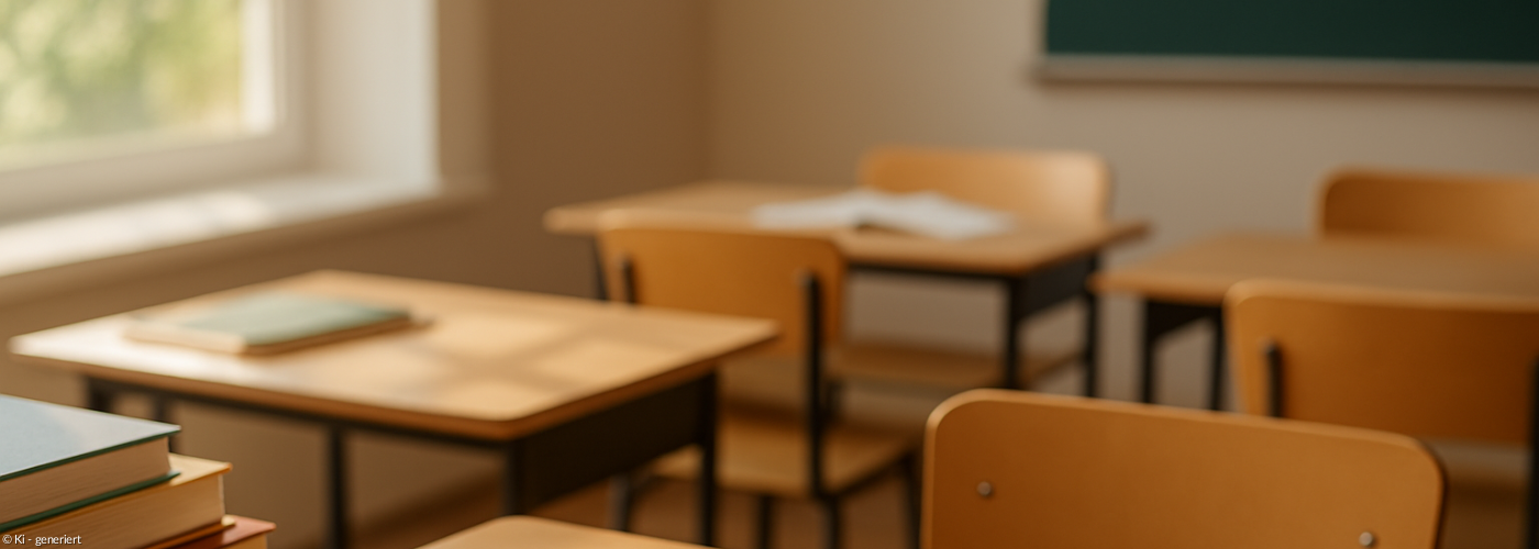 Schule Kreuzschatten Fenster