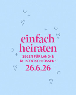 einfach heiraten: 26.6.26