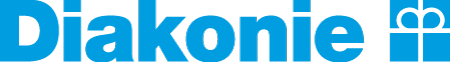 Logo: Diakonie München und Oberbayern - Schriftzug Diakonie mit Kronenkreuz